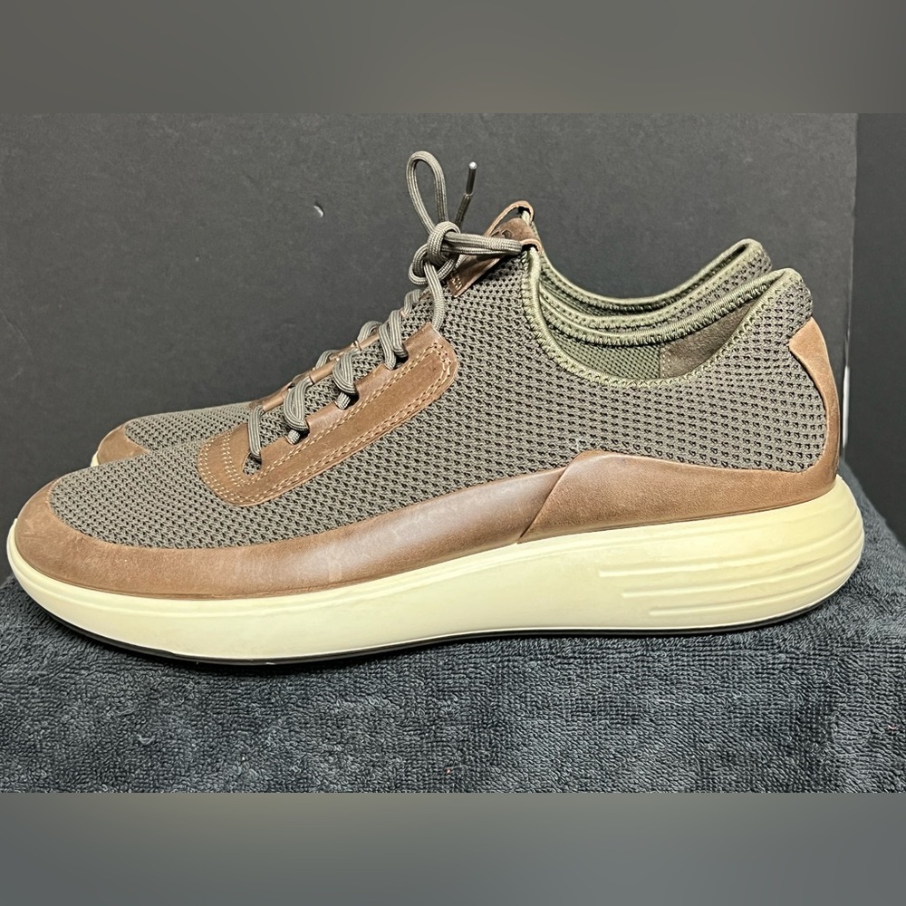 Men`s ECCO Soft 7 Runner Sneakers Brown SIZE 12 US 460674